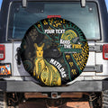 Australia Matildas Indigenous Spare Tire Cover NAIDOC 2024 Keep The Fire Burning