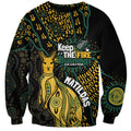 Australia Matildas Indigenous Sweatshirt NAIDOC 2024 Keep The Fire Burning