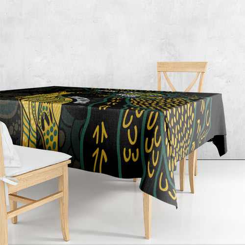 Australia Matildas Indigenous Tablecloth NAIDOC 2024 Keep The Fire Burning