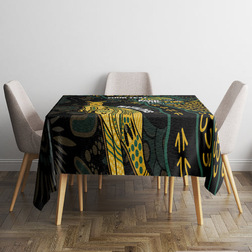 Australia Matildas Indigenous Tablecloth NAIDOC 2024 Keep The Fire Burning
