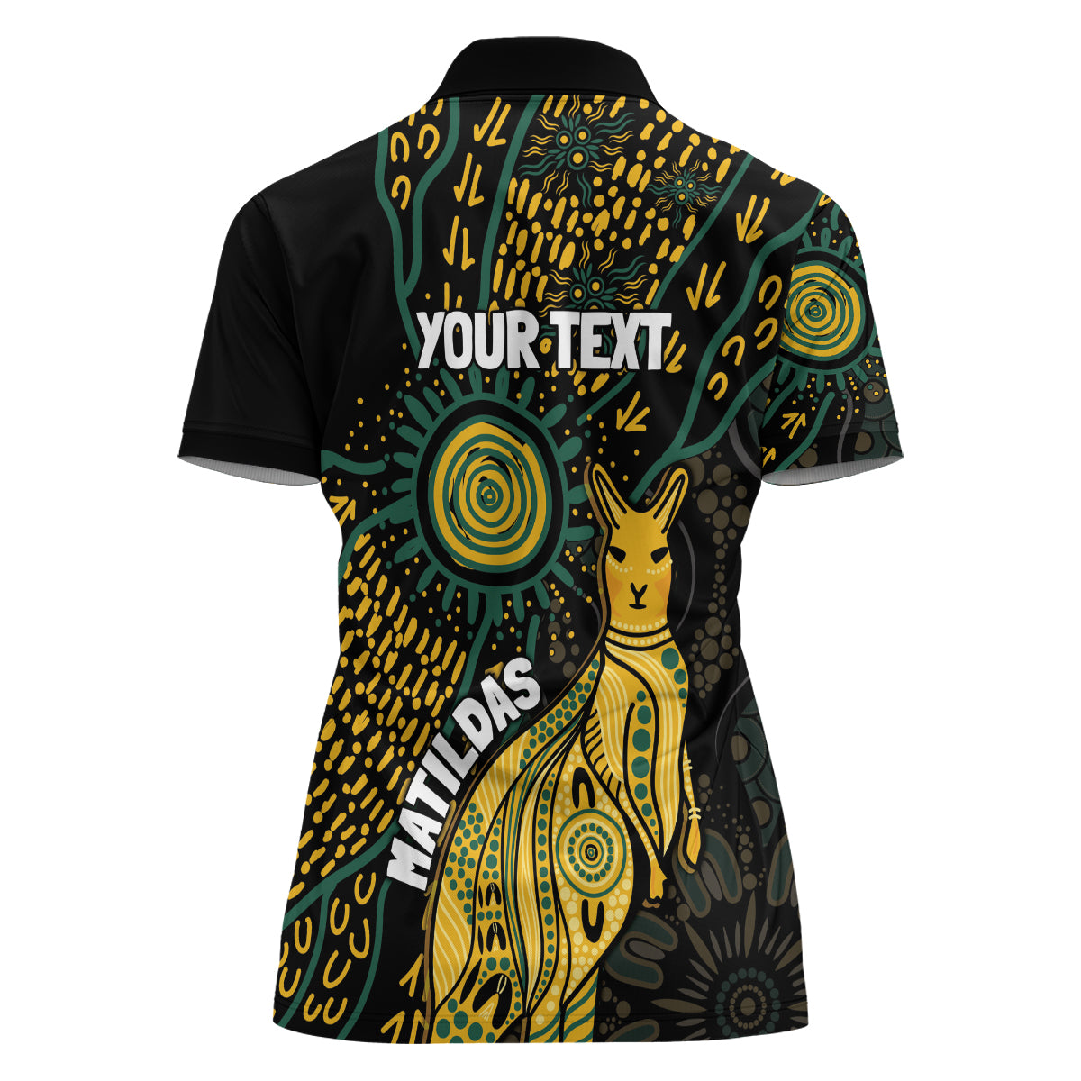 Australia Matildas Indigenous Women Polo Shirt NAIDOC 2024 Keep The Fire Burning