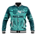Australia Matildas Indigenous Baseball Jacket NAIDOC 2024 Turquoise Color