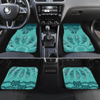 Australia Matildas Indigenous Car Mats NAIDOC 2024 Turquoise Color