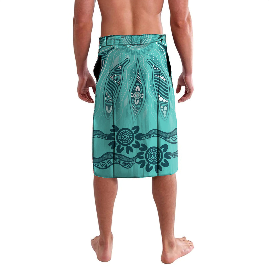 Australia Matildas Indigenous Lavalava NAIDOC 2024 Turquoise Color