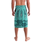 Australia Matildas Indigenous Lavalava NAIDOC 2024 Turquoise Color