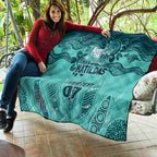 Australia Matildas Indigenous Quilt NAIDOC 2024 Turquoise Color