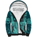 Australia Matildas Indigenous Sherpa Hoodie NAIDOC 2024 Turquoise Color