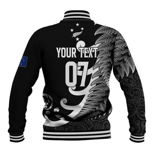 personalised-new-zealand-rugby-baseball-jacket-aotearoa-silver-fern-koru-maori-style