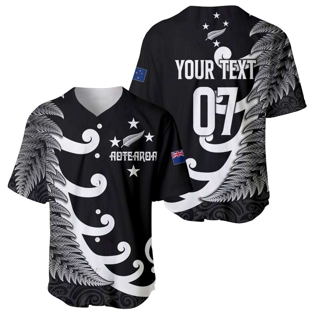 personalised-new-zealand-rugby-baseball-jersey-aotearoa-silver-fern-koru-maori-style