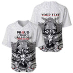 Aotearoa Personalized Baseball Jersey Proud To Be Maori
