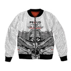 Aotearoa Personalized Bomber Jacket Proud To Be Maori