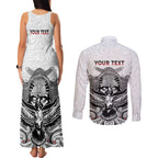 Aotearoa Personalized Couples Matching Tank Maxi Dress and Long Sleeve Button Shirt Proud To Be Maori