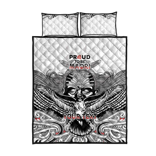 Aotearoa Personalized Quilt Bed Set Proud To Be Maori