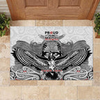 Aotearoa Personalized Rubber Doormat Proud To Be Maori