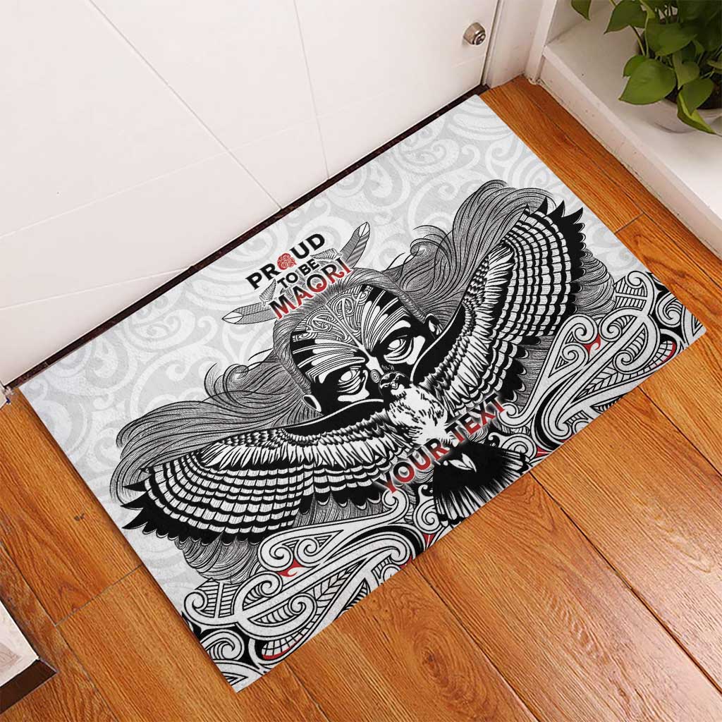Aotearoa Personalized Rubber Doormat Proud To Be Maori