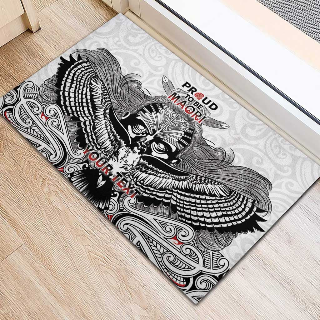 Aotearoa Personalized Rubber Doormat Proud To Be Maori