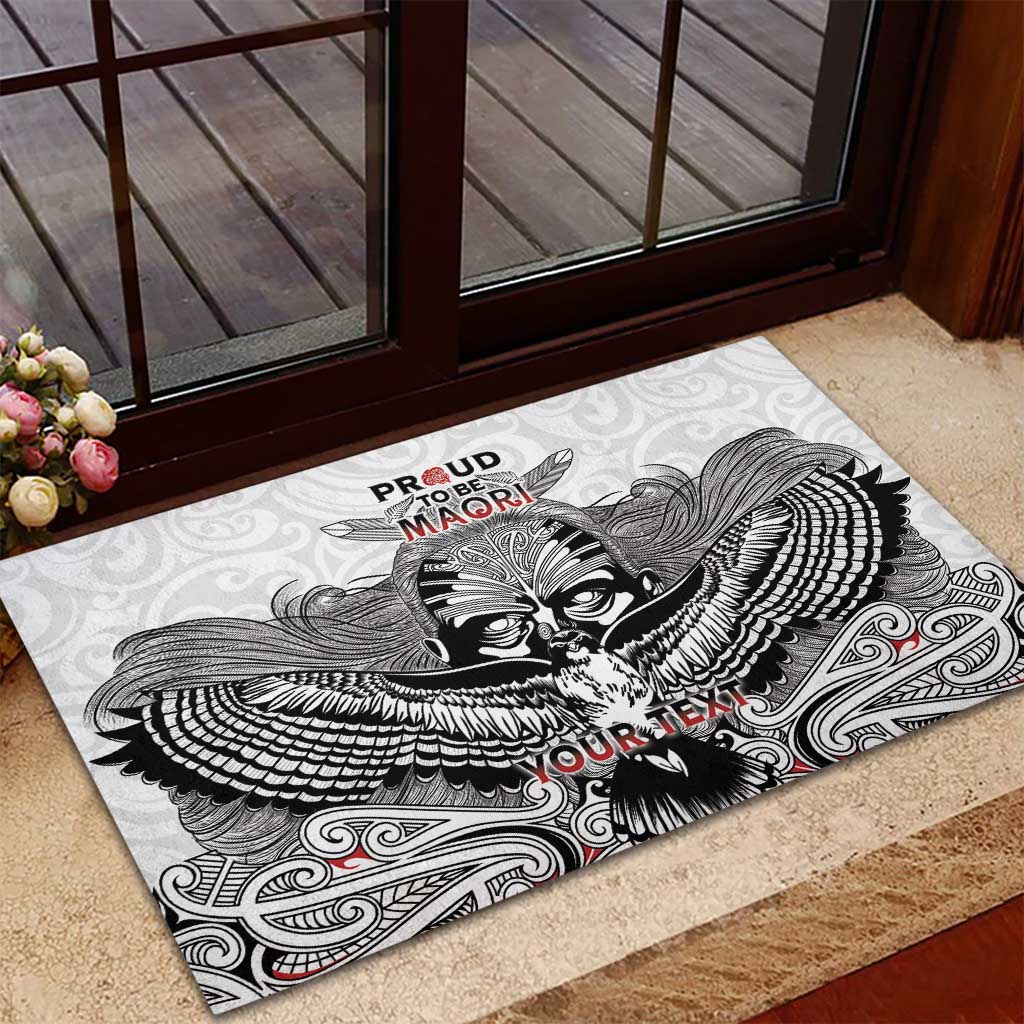 Aotearoa Personalized Rubber Doormat Proud To Be Maori