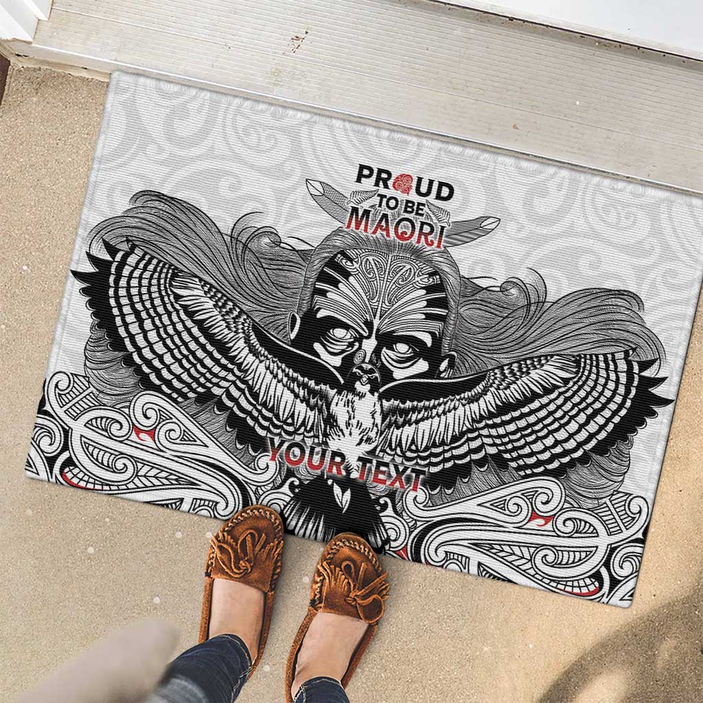 Aotearoa Personalized Rubber Doormat Proud To Be Maori