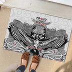 Aotearoa Personalized Rubber Doormat Proud To Be Maori
