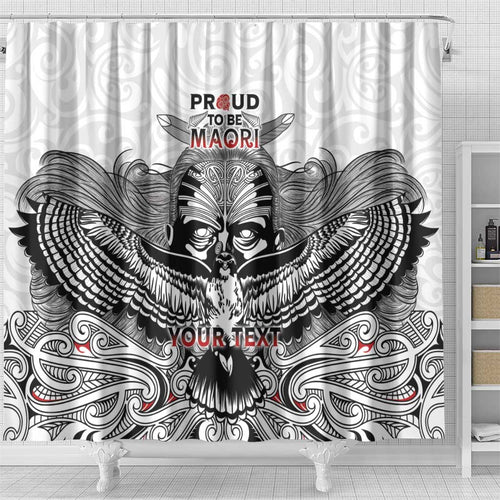 Aotearoa Personalized Shower Curtain Proud To Be Maori