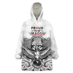 Aotearoa Personalized Wearable Blanket Hoodie Proud To Be Maori