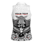 Aotearoa Personalized Women Sleeveless Polo Shirt Proud To Be Maori