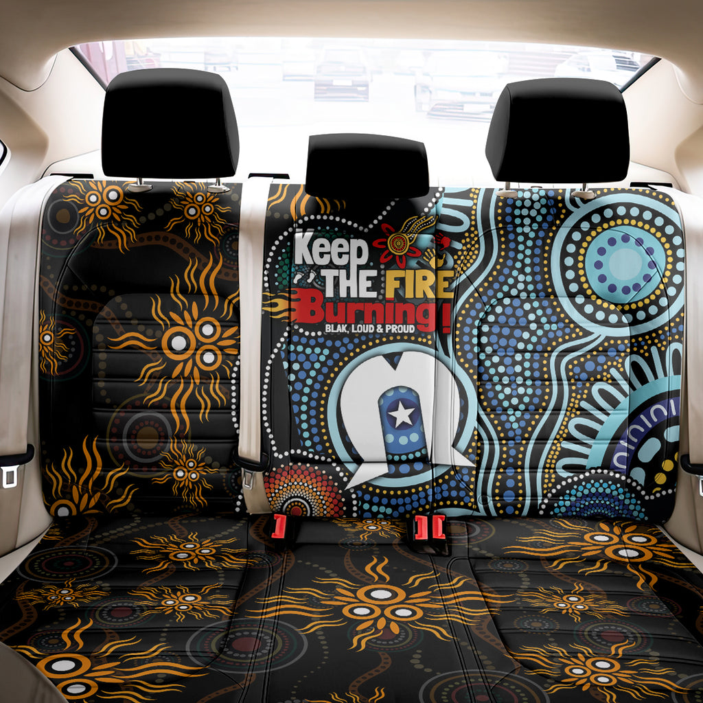 NAIDOC Week 2024 Aussie Aboriginal Back Car Seat Cover Sparks of Fire