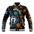 NAIDOC Week 2024 Aussie Aboriginal Baseball Jacket Sparks of Fire