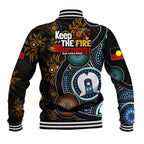 NAIDOC Week 2024 Aussie Aboriginal Baseball Jacket Sparks of Fire