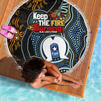NAIDOC Week 2024 Aussie Aboriginal Beach Blanket Sparks of Fire