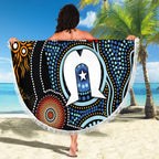 NAIDOC Week 2024 Aussie Aboriginal Beach Blanket Sparks of Fire