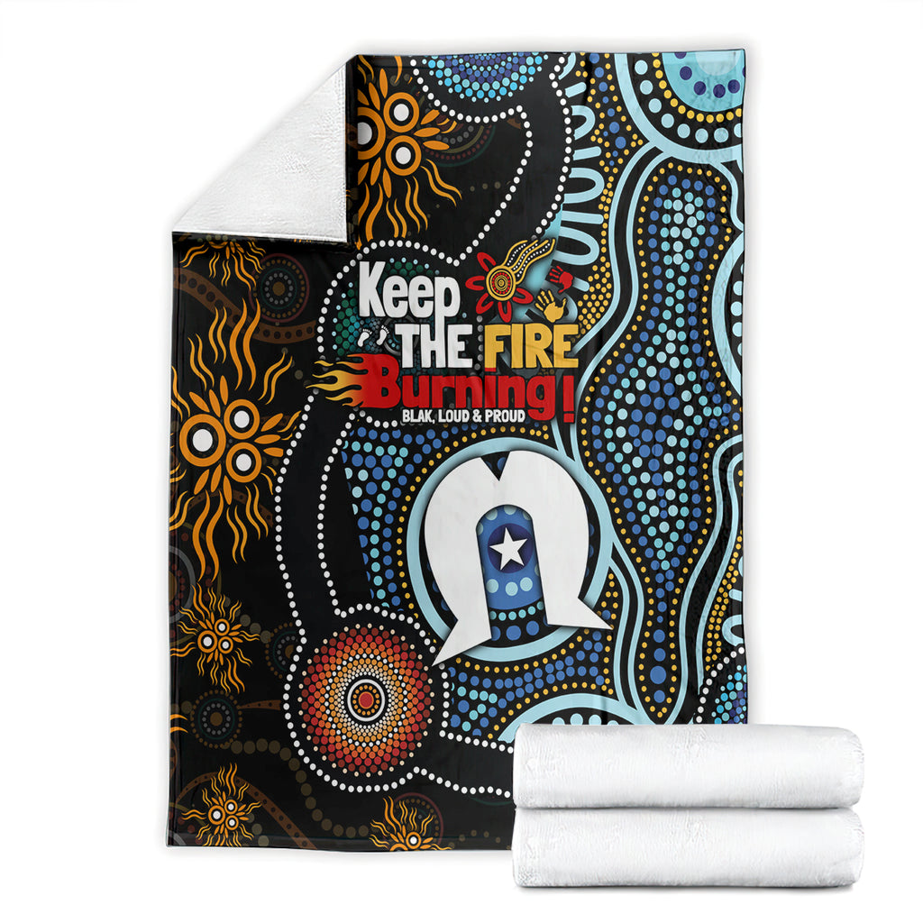 NAIDOC Week 2024 Aussie Aboriginal Blanket Sparks of Fire