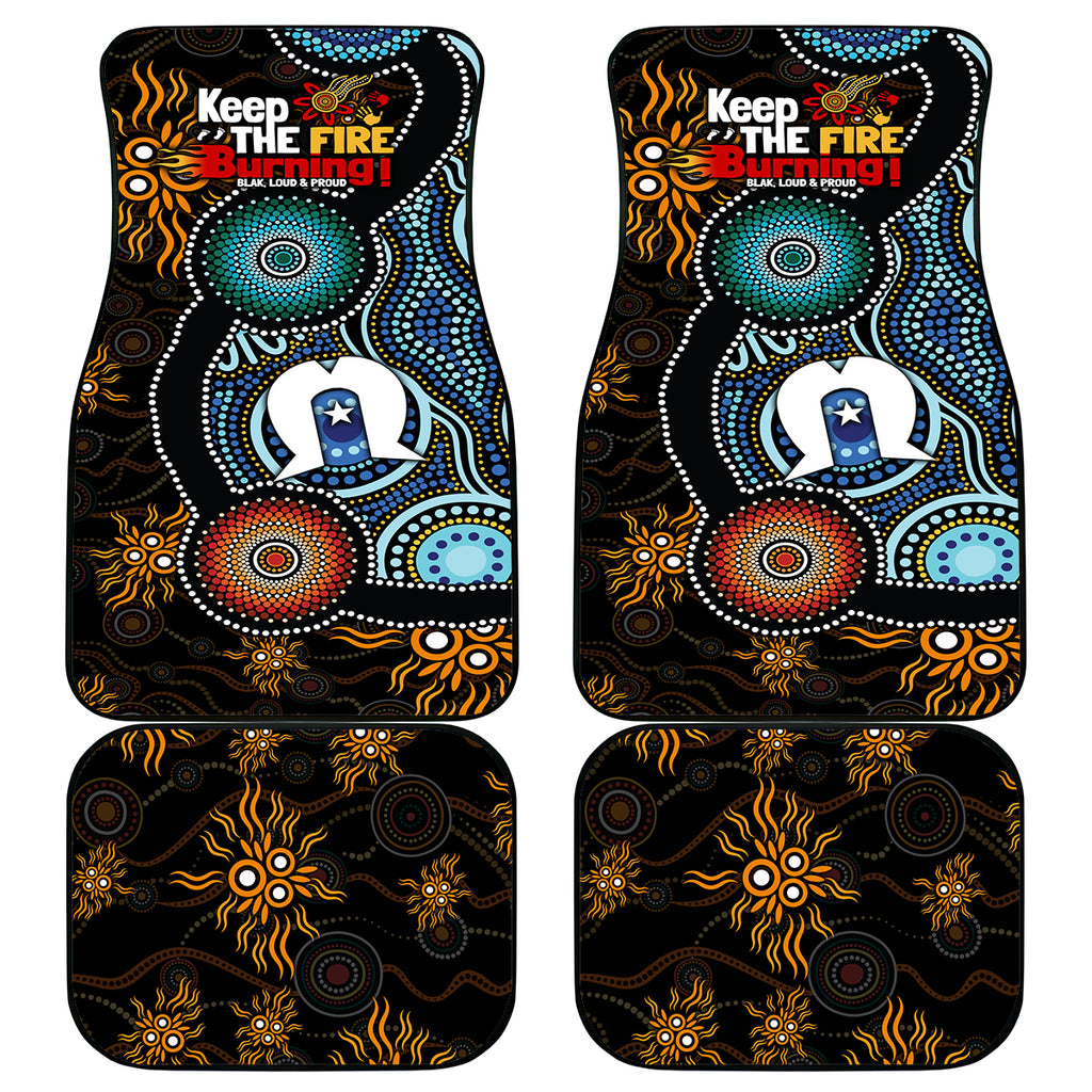 NAIDOC Week 2024 Aussie Aboriginal Car Mats Sparks of Fire