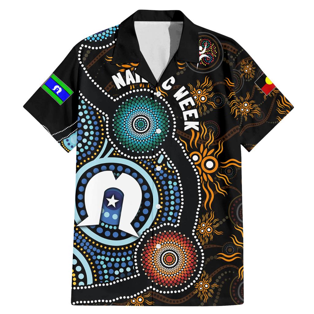 NAIDOC Week 2024 Aussie Aboriginal Family Matching Mermaid Dress and Hawaiian Shirt Sparks of Fire