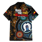NAIDOC Week 2024 Aussie Aboriginal Family Matching Mermaid Dress and Hawaiian Shirt Sparks of Fire