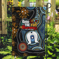 NAIDOC Week 2024 Aussie Aboriginal Garden Flag Sparks of Fire
