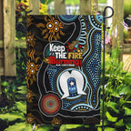 NAIDOC Week 2024 Aussie Aboriginal Garden Flag Sparks of Fire