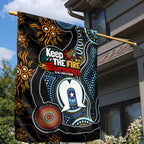 NAIDOC Week 2024 Aussie Aboriginal Garden Flag Sparks of Fire
