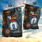 NAIDOC Week 2024 Aussie Aboriginal Garden Flag Sparks of Fire