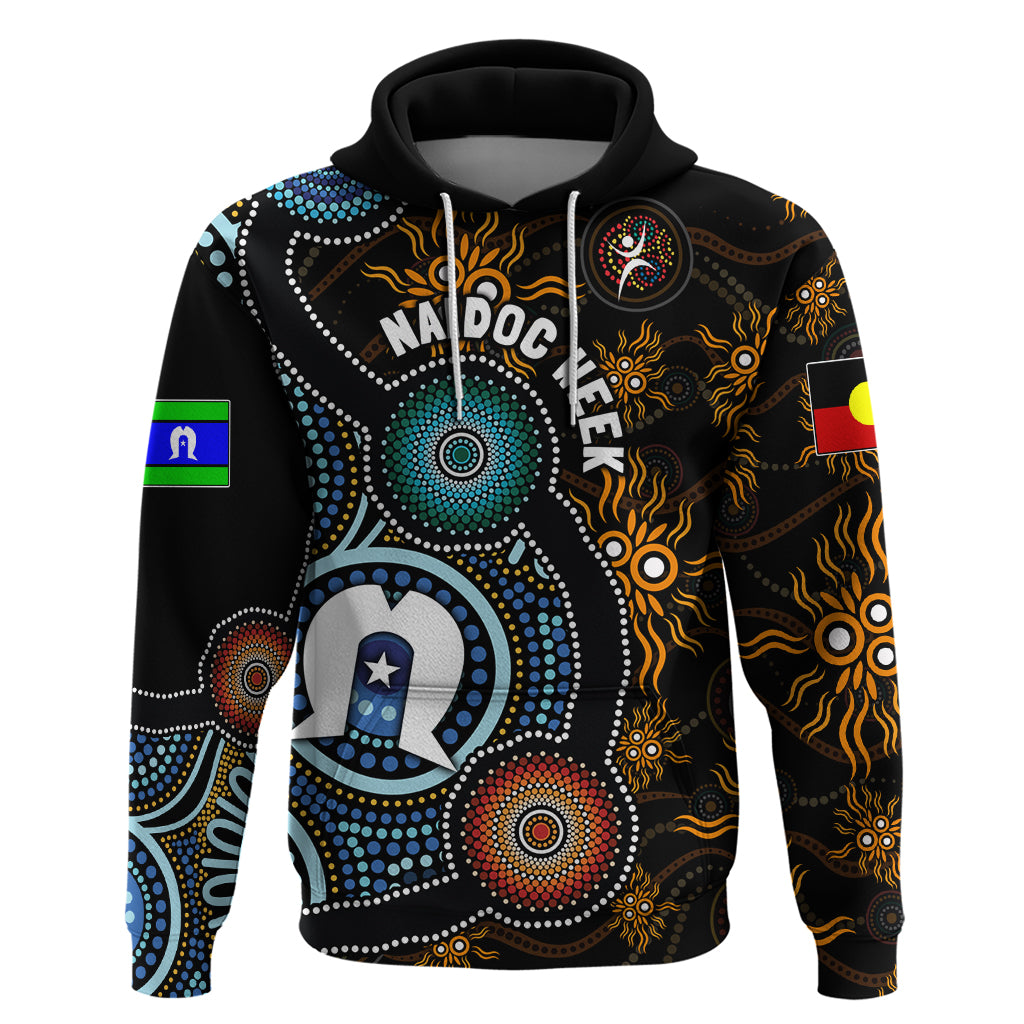 NAIDOC Week 2024 Aussie Aboriginal Hoodie Sparks of Fire