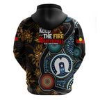 NAIDOC Week 2024 Aussie Aboriginal Hoodie Sparks of Fire
