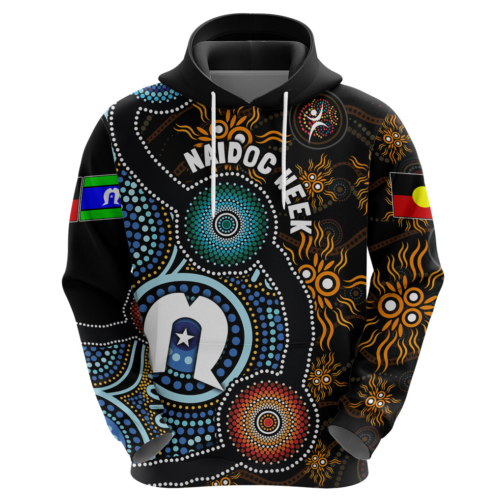 NAIDOC Week 2024 Aussie Aboriginal Hoodie Sparks of Fire