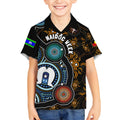 NAIDOC Week 2024 Aussie Aboriginal Kid Hawaiian Shirt Sparks of Fire