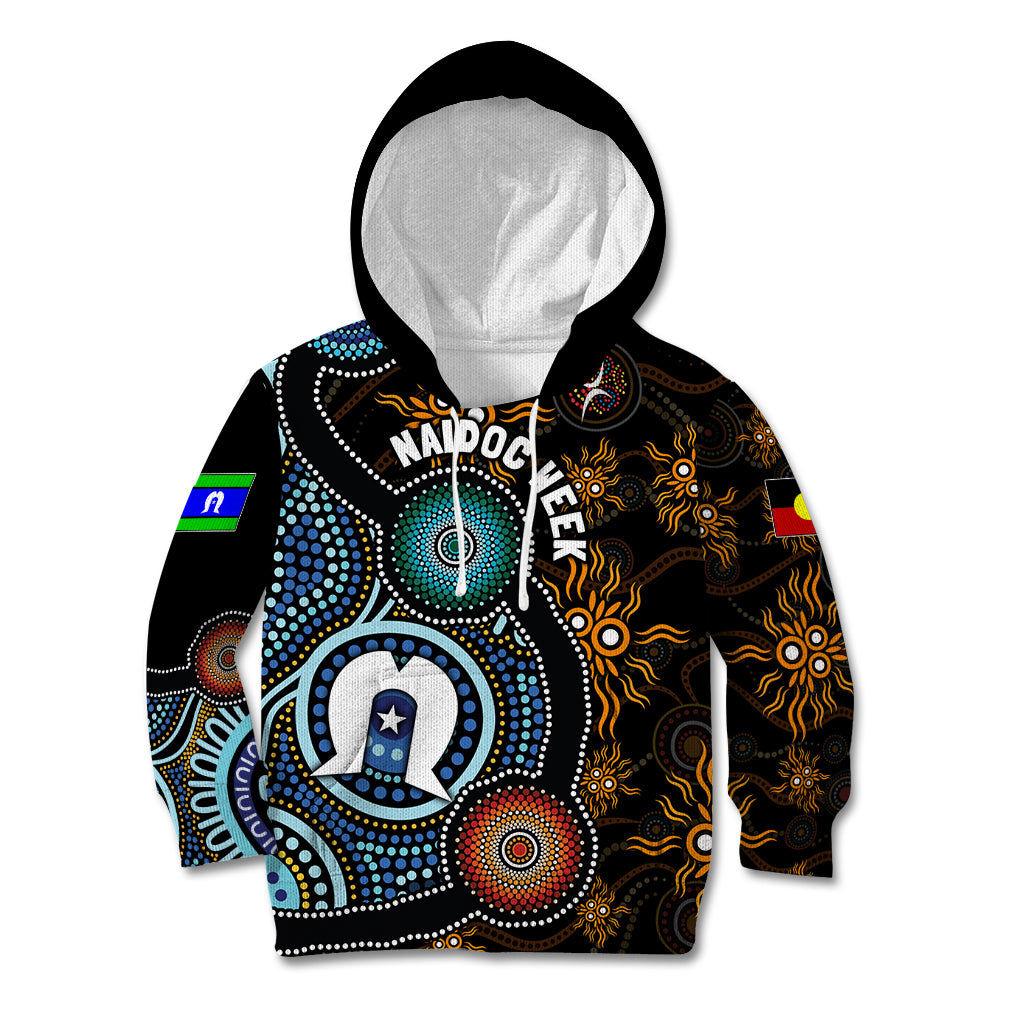 NAIDOC Week 2024 Aussie Aboriginal Kid Hoodie Sparks of Fire