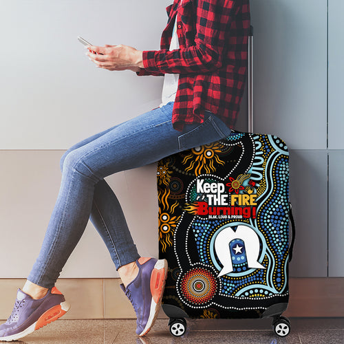 NAIDOC Week 2024 Aussie Aboriginal Luggage Cover Sparks of Fire