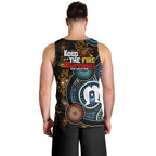 NAIDOC Week 2024 Aussie Aboriginal Men Tank Top Sparks of Fire