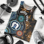NAIDOC Week 2024 Aussie Aboriginal Men Tank Top Sparks of Fire