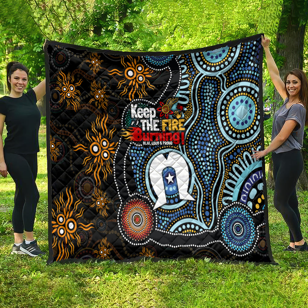 NAIDOC Week 2024 Aussie Aboriginal Quilt Sparks of Fire