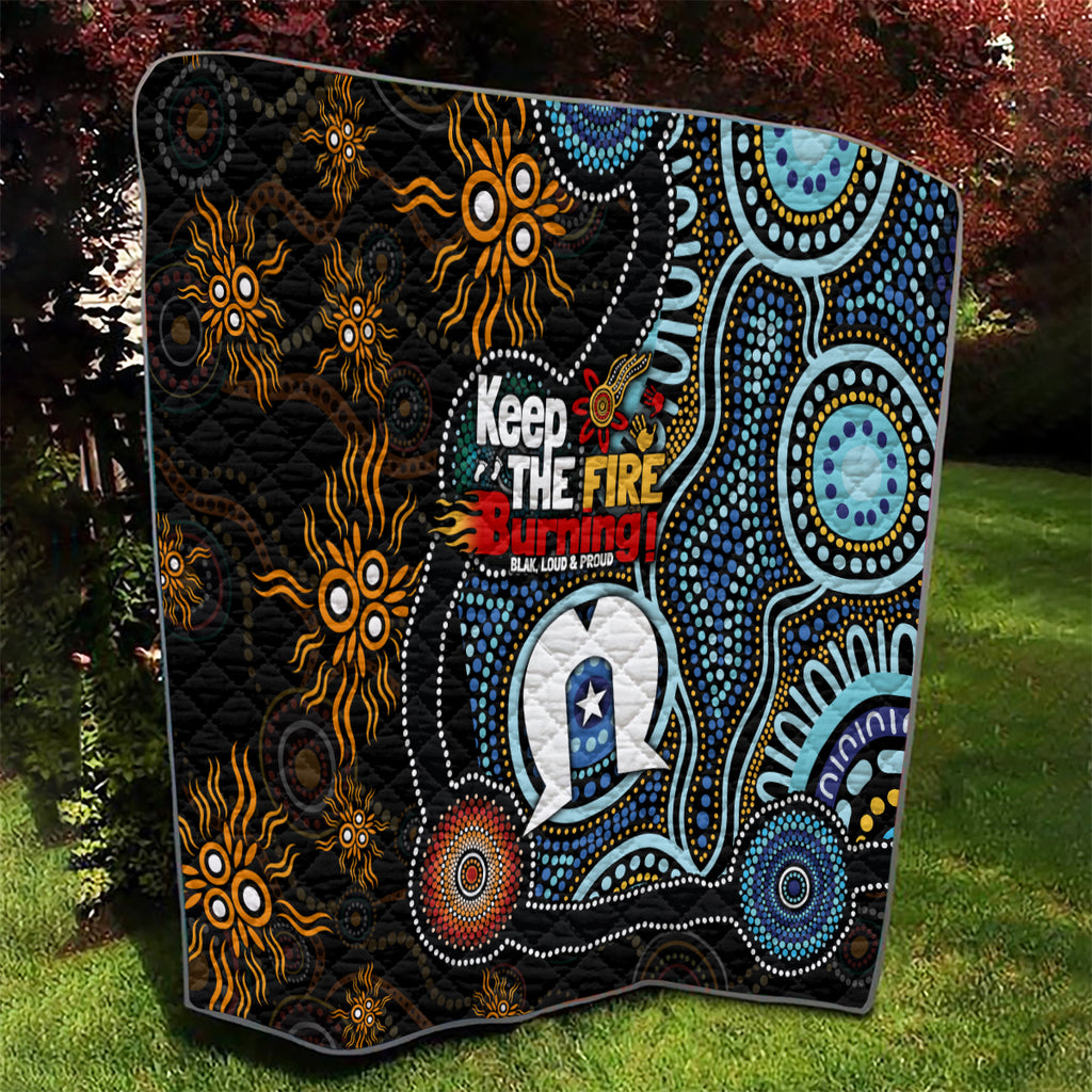 NAIDOC Week 2024 Aussie Aboriginal Quilt Sparks of Fire