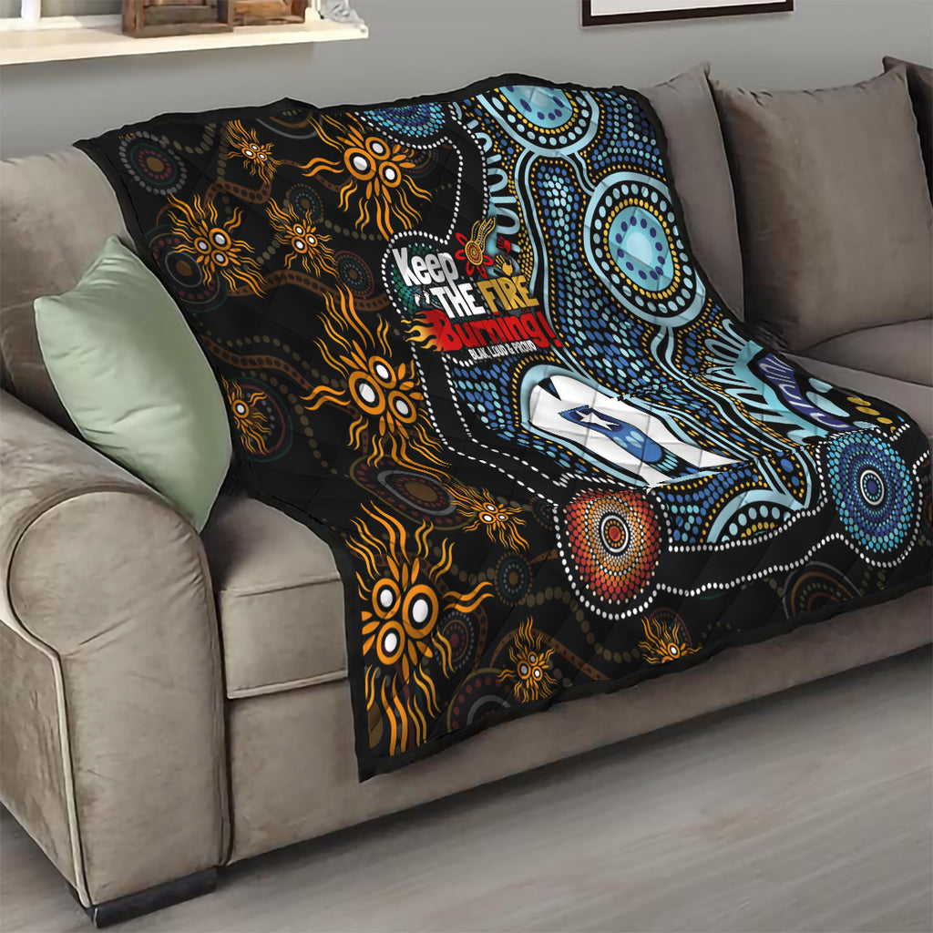 NAIDOC Week 2024 Aussie Aboriginal Quilt Sparks of Fire